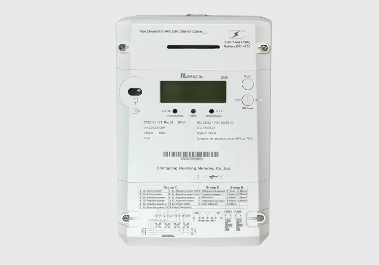 Three Phase Four Wire Smart Energy Meter