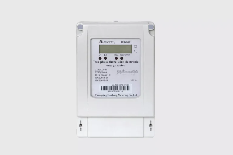 Two Phase Three Wire Electronic Energy Meter